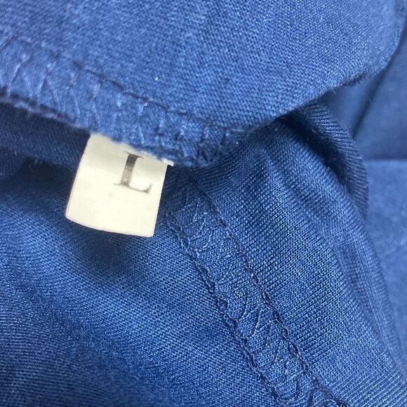 ‘MERICA Navy Sleeveless Top Size Large NEW - Picture 5 of 5